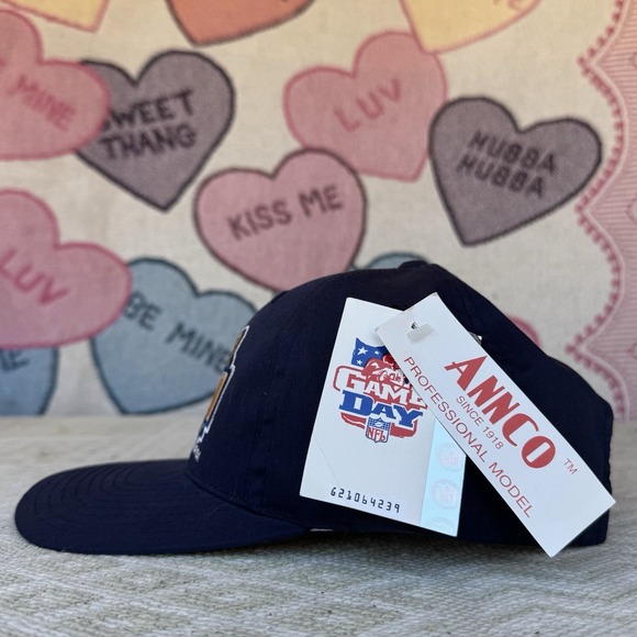 NWT Vintage Annco NFL Super Bowl XXXIII 1999 Miami Snapback Hat Broncos Falcons - Picture 3 of 9